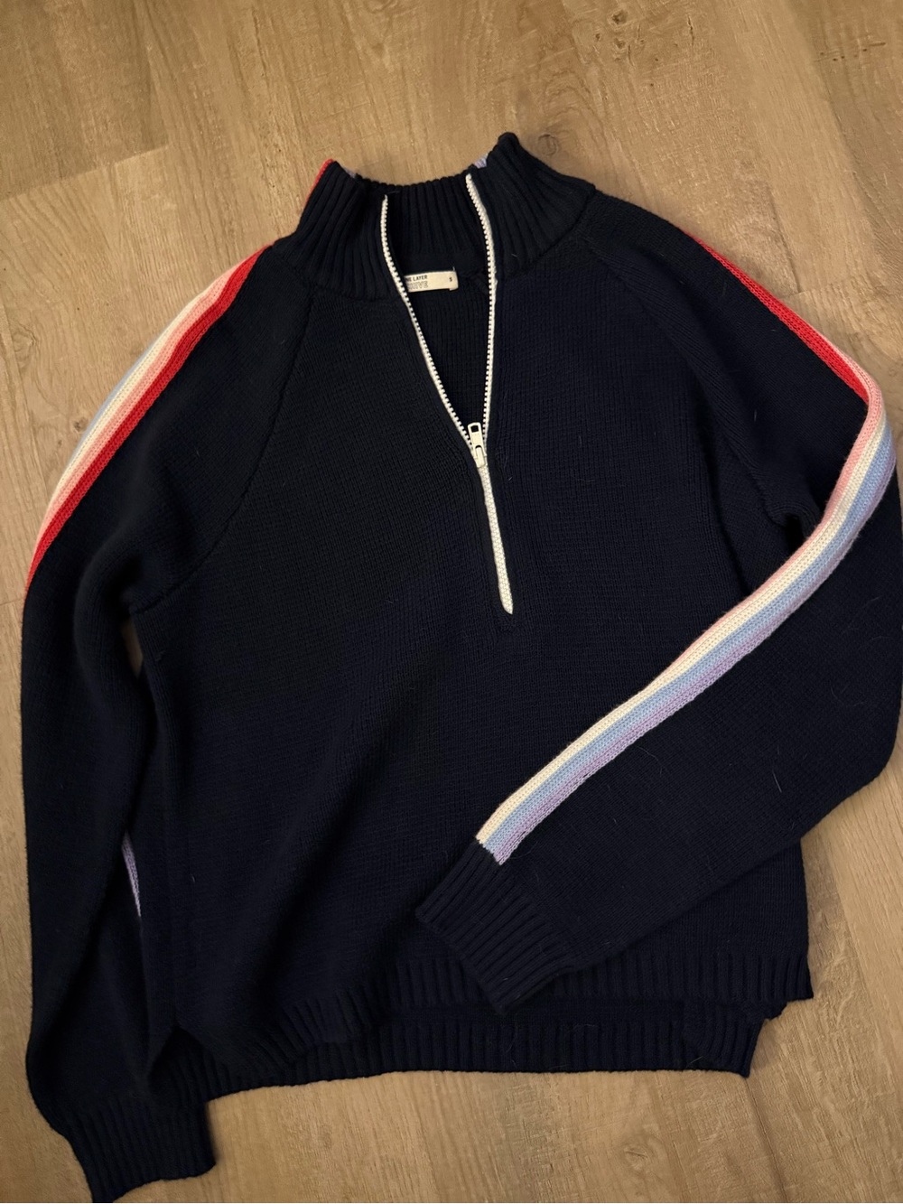 Marine layer archive half zip sweater